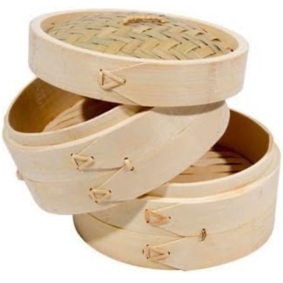 Town 6” Bamboo Steamer One Set - Picture 1 of 8